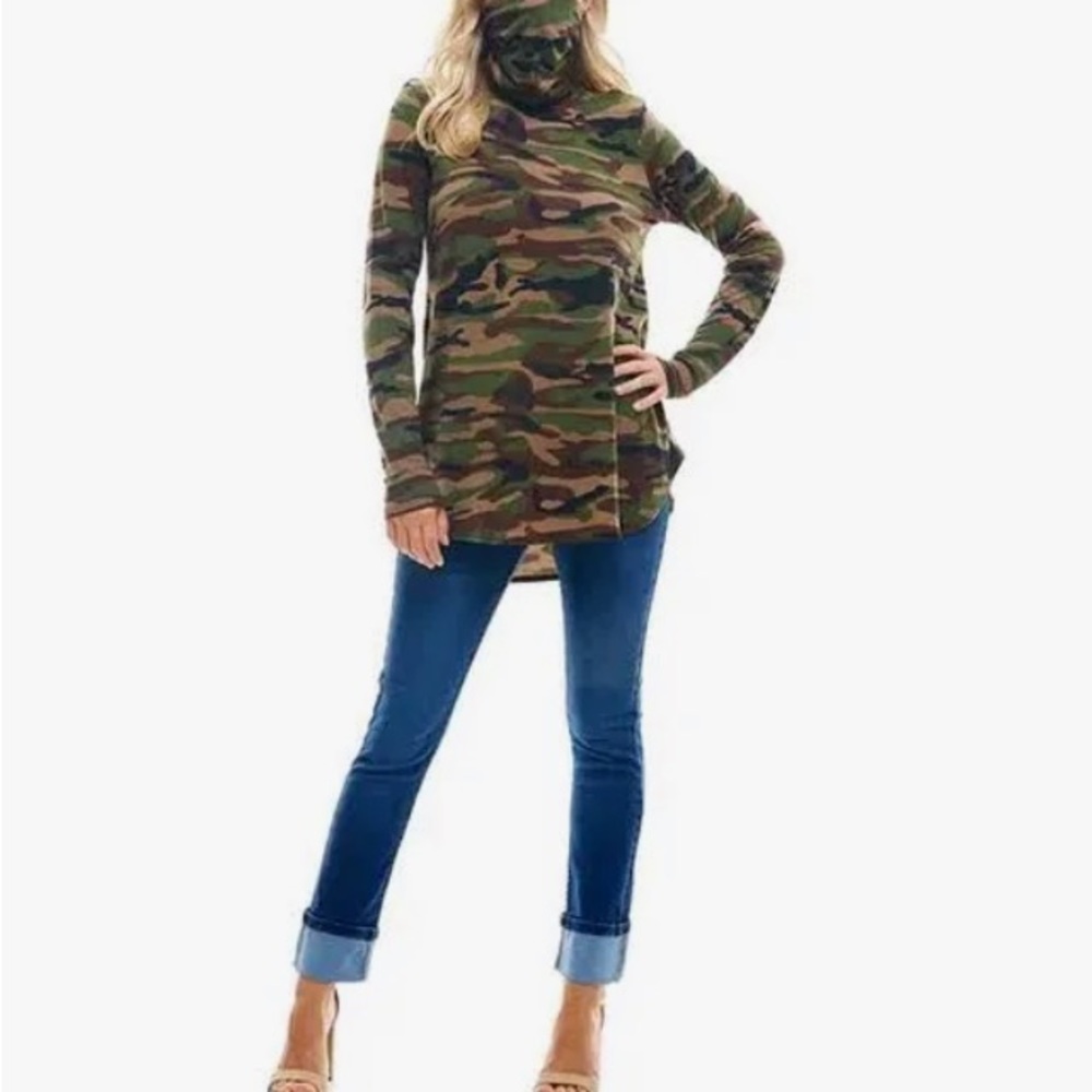 Azules, S, camo tunic - Picture 2 of 13